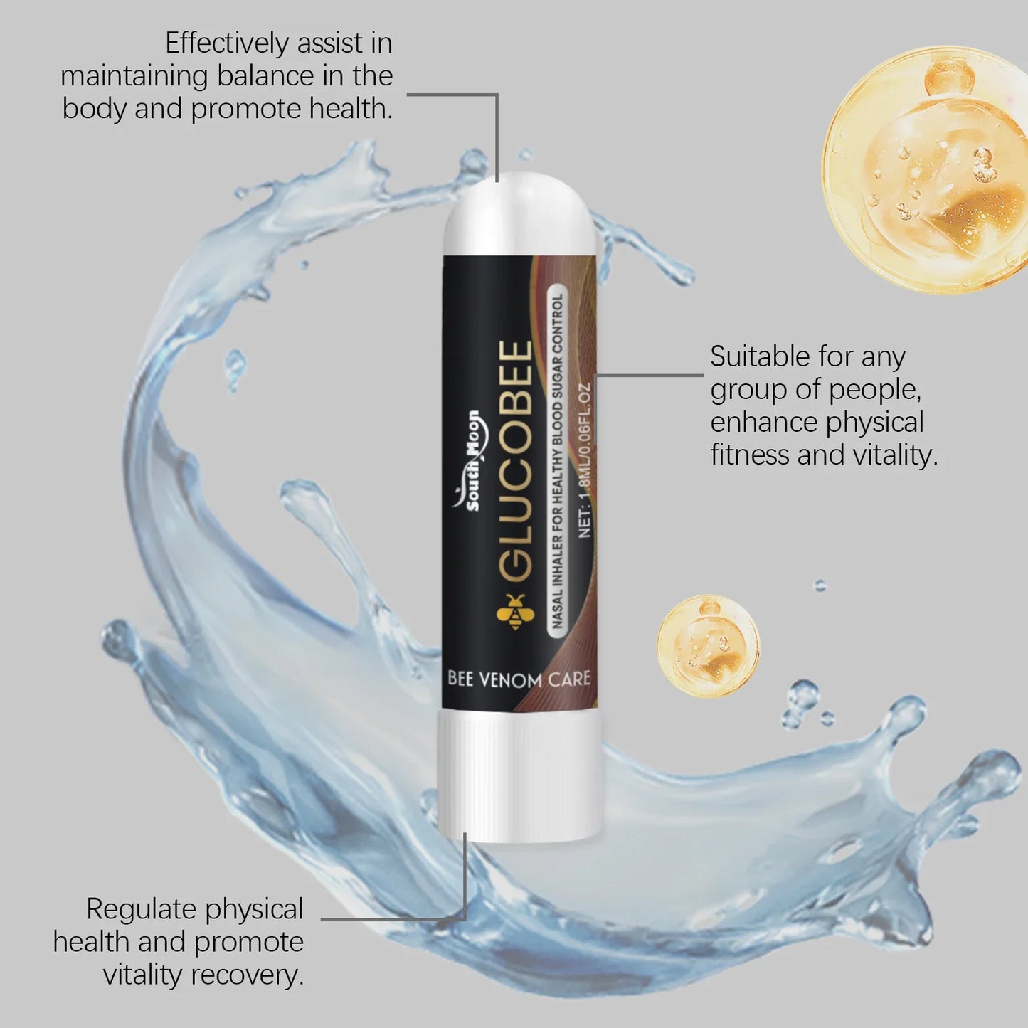 Gluco Bee Nasal Inhaler👨‍⚕️USA Diabetes Association