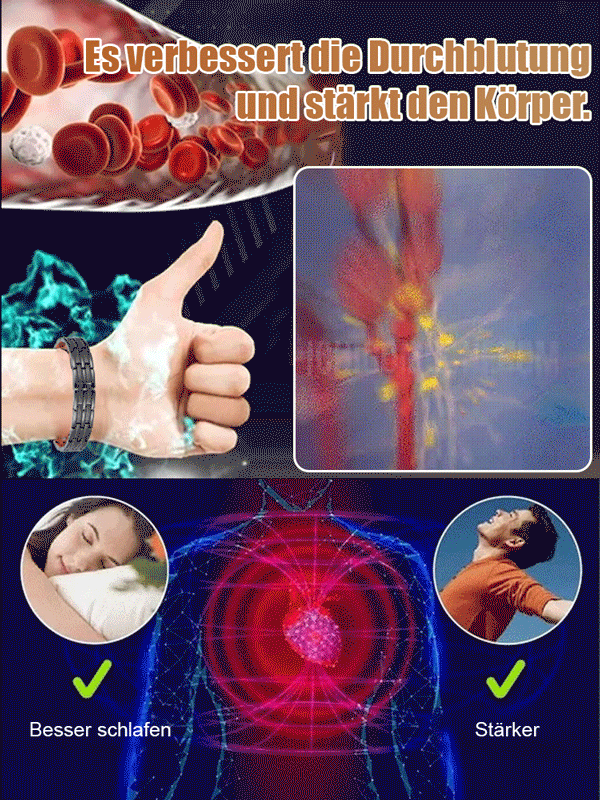 Double-row men's titanium steel bracelet with four links, fashionable wristband